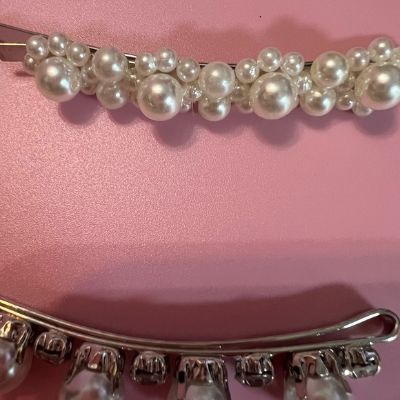 Solid Pearl Hair Clips Set Hair Barrettes Fashion Hairpins Snap Hairstyling Sets - Picture 6 of 8